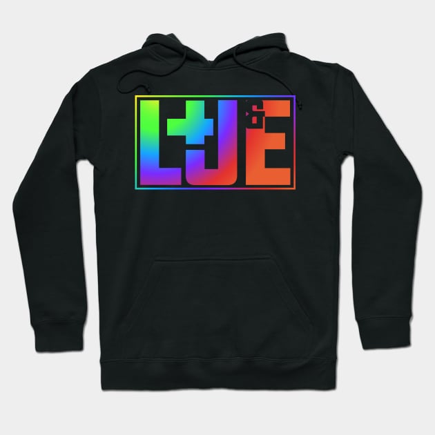 LU+E [live universe everything] Hoodie by Jokertoons